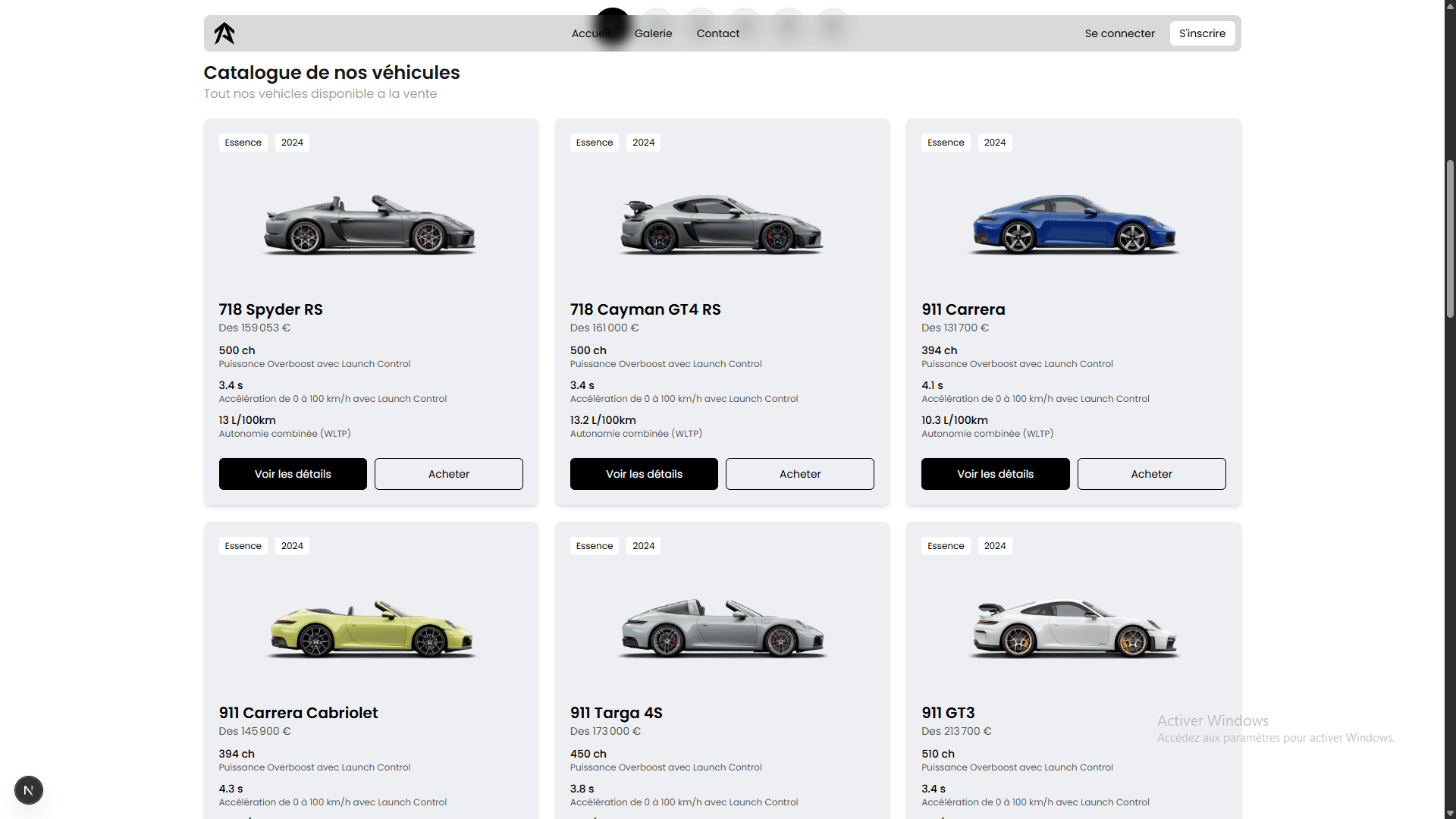 Capture — Galerie Auto